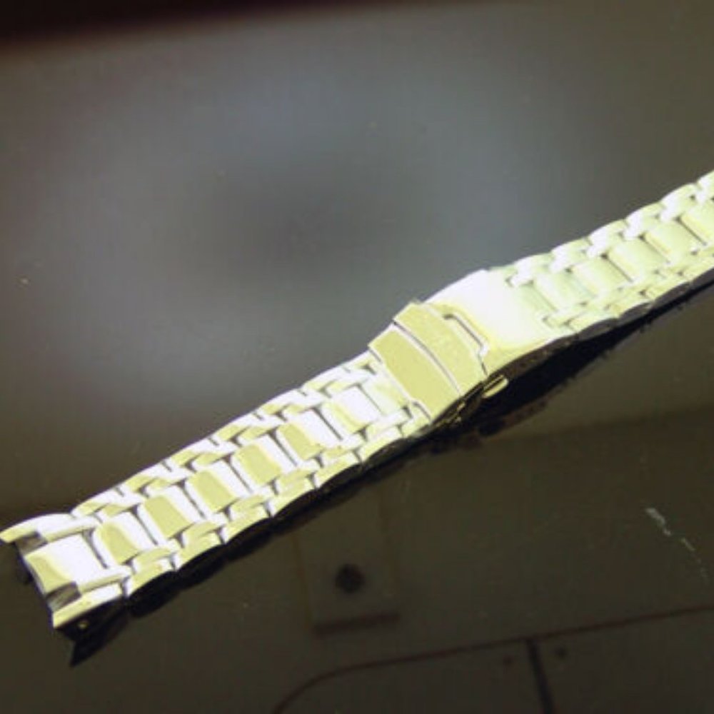 Joe Rodeo Mens Master Watch Gold tone Steel Bracelet 24 mm watch band